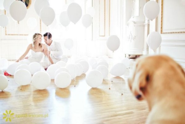 Balony z helem na slub i wesele