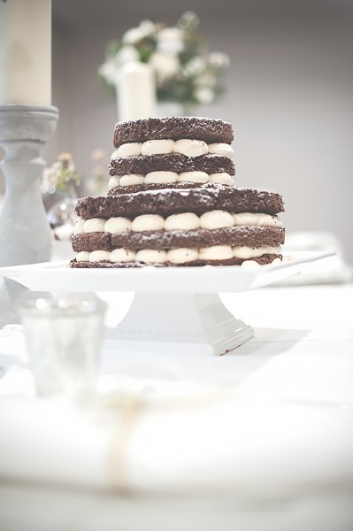 Naked cake - tort weselny na ślub 2015