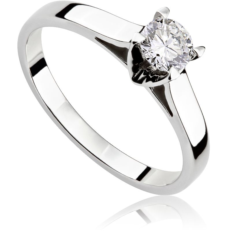 pierścionek zaręczynowy ślub wesele zaręczyny białe złoto brylant diament