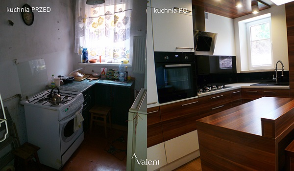 remont kuchni, metamorfoza mieszkania po babci, remonty i wykończenia Valent