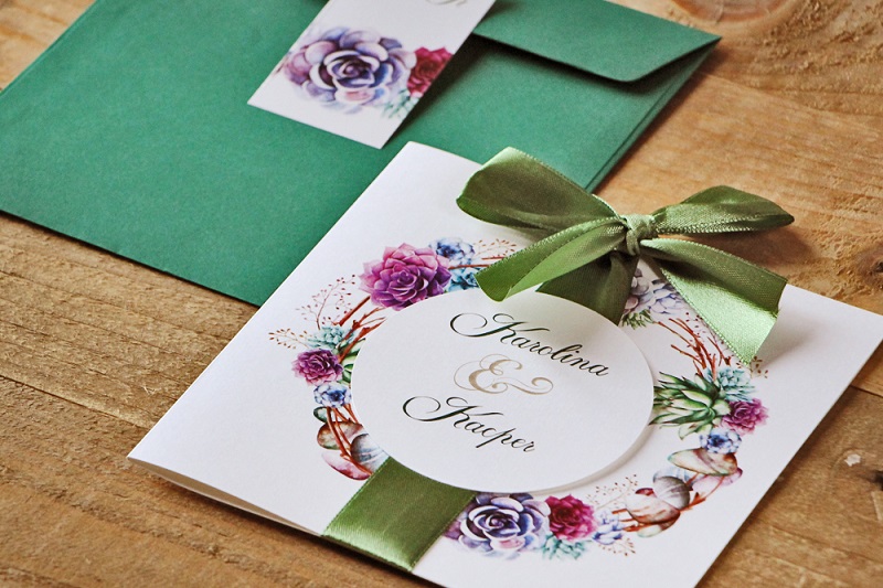 zaproszenia ślubne trendy w zaproszeniach na śluby poligrafia ślubna papeteria ślubna 2018 Amelia Wedding 