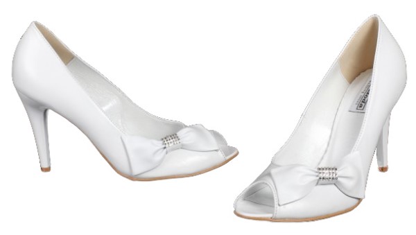 białe buty do sukni ślubnej
