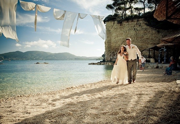 ślub w grecji, ślub za granicą, ślub na plaż