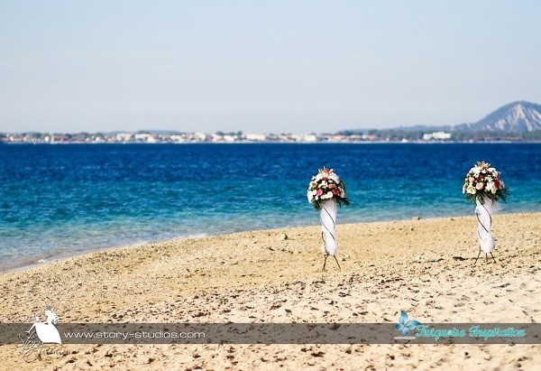 ślub w grecji na wyspie źółwi, ślub na plaży