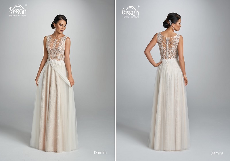 suknia ślubna suknia na ślub Fasson Dorota Wróbel kolekcja sukien ślubnych Amore 2018  