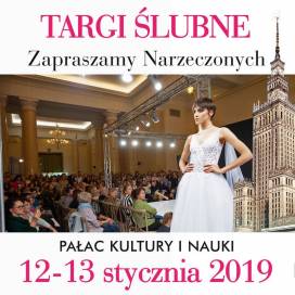 Targi Polska Gala Ślubna już 12-13 stycznia w Pałacu Kultury i Nauki w Warszawie!