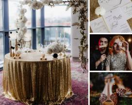 Brokat i cekiny na ślubie i weselu 2020 - inspiracje ślubne