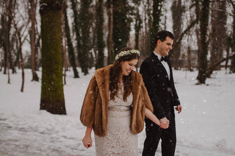 ślub wesele zimowy ślub zimowe wesele zimowa sesja ślubna sesja ślubna zimą inspiracje fotografia ślubna Ajem Stories: fine-art weddings