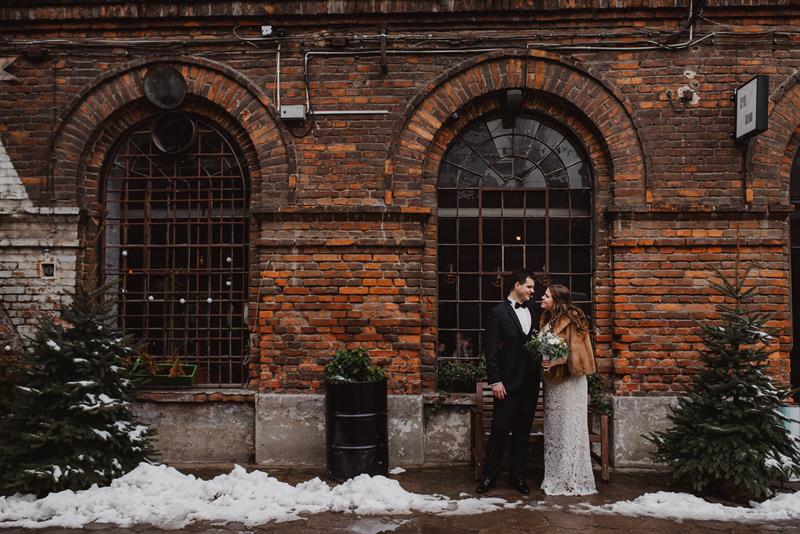 ślub wesele zimowy ślub zimowe wesele zimowa sesja ślubna sesja ślubna zimą inspiracje fotografia ślubna Ajem Stories: fine-art weddings