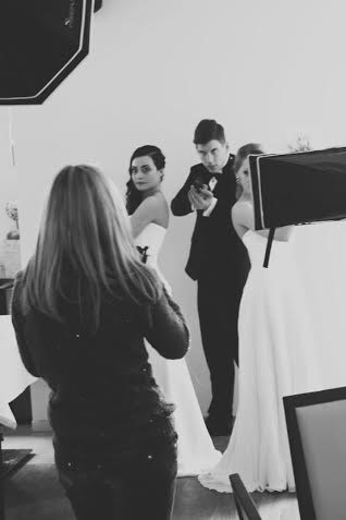 backstage z sesji abcslubu.pl, sesja w stylu Jamesa Bonda