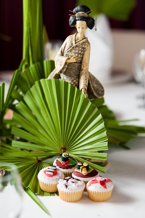 dekoracje w stylu japońskim, japońskie muffiny