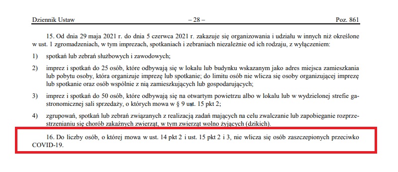 ślub wesele 2021 pandemia koronawirusa rozporządzenie Rady Ministrów aktualne informacje 