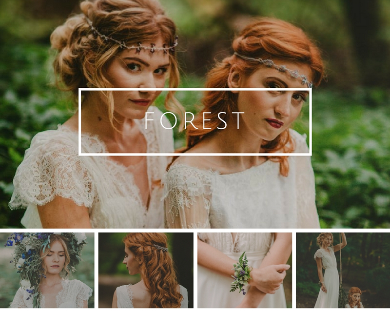 motyw przewodni ślubu leśny stylizacja 