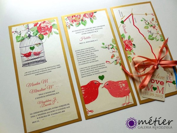 trendy ślubne w zaproszeniach na wesele, wedding invitations, modne na 2016