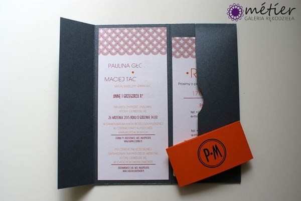 trendy ślubne w zaproszeniach na wesele, wedding invitations, modne na 2016