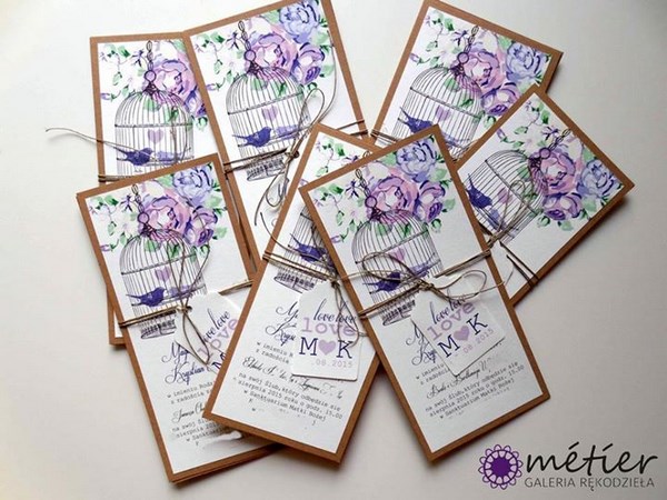 trendy ślubne w zaproszeniach na wesele, wedding invitations, modne na 2016