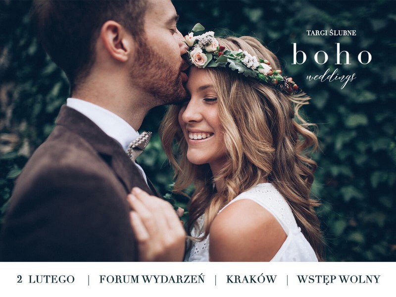 targi ślubne 2020 targi boho ślubne Boho Weddings Kraków Forum Wydarzeń 2.02.20