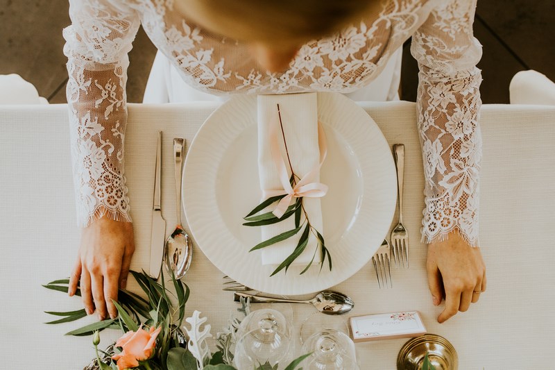 stół weselny, dekoracje ślubne