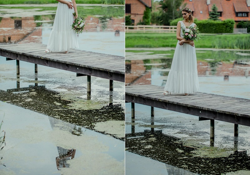 miejsce na ślub, bukiet ślubny, suknia ślubna