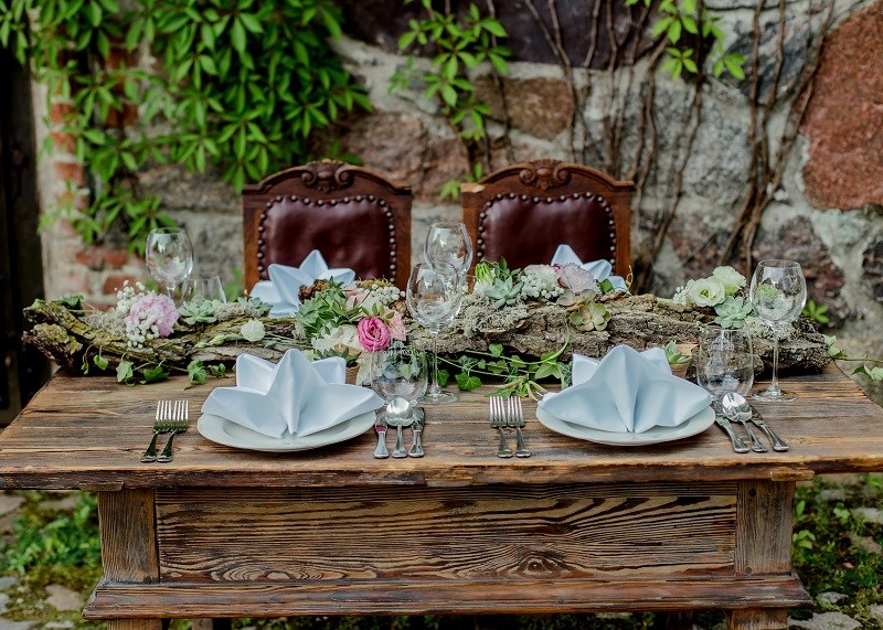 dekoracje, aranżacja stołu, trendy ślubne, inspiracje ślubne