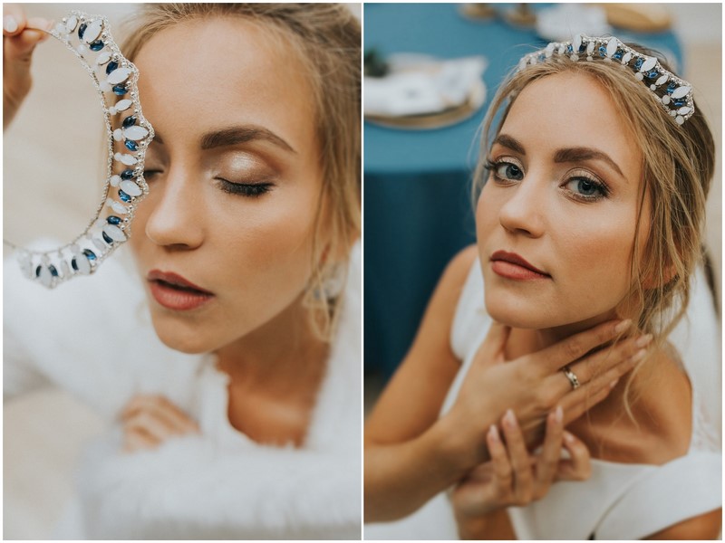 korona do włosów ozdoba do włosów na ślub Panna Młoda biżuteria Panny Młodej Koronki Iwogg inspiracje 2020