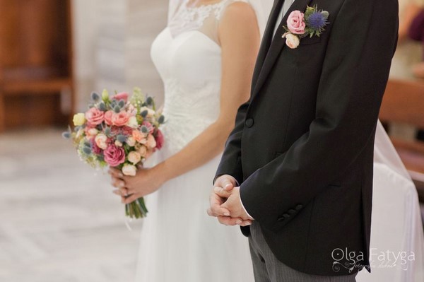 bukiety ślubne, różowe bukiety ślubne 2016, różowy bukiet na ślub i wesele
