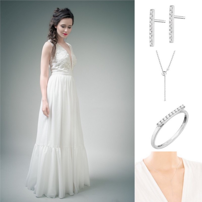 konkurs apart stylizacja ślubna biżuteria na ślub jewelry bride gown