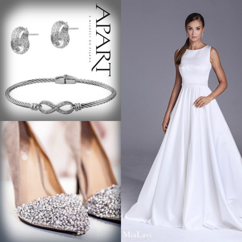 konkurs apart stylizacja ślubna biżuteria na ślub jewelry bride gown