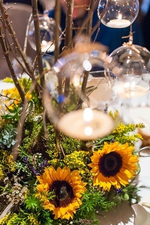 lampiony bombki na ślub i wesele, szklane lampiony jako dekoracja na ślub