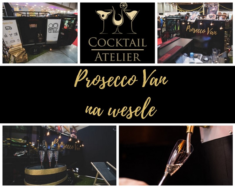 ślub wesele prosecco prosecco bar mobilny bar van prosecco Van wesele alkohol na wesele Cocktail Atelier 