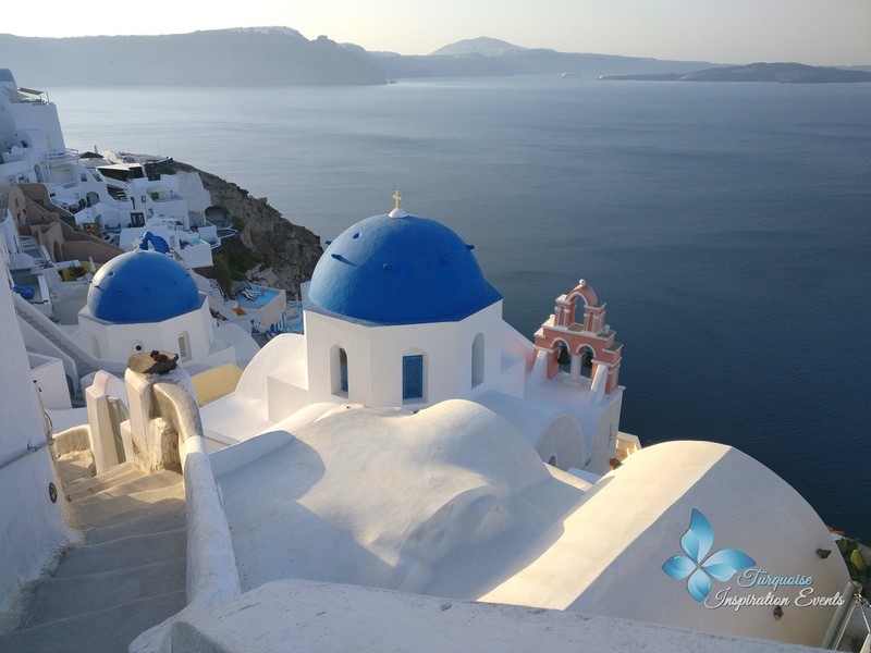 ślub wesele destinaton wedding inspiracje Turquoise Inspiration Events Santorini Grecja ślub w Grecji ślub na plaży ślub na wyspie 