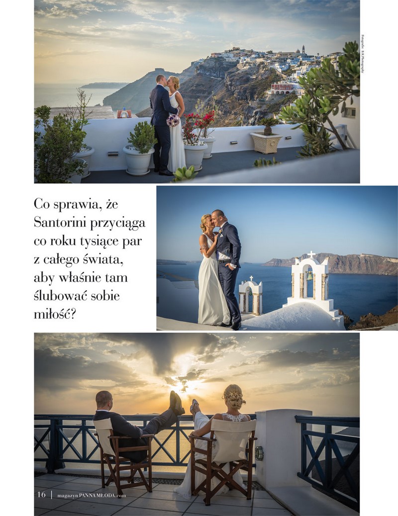 ślub wesele Santorini greckie wesele destination wedding Turquoise Inspiration Events inspiracje ślubne real wedding suknia ślubna garnitur wedding dress porady  materiały ślubne abcslubu.pl Panna Młoda 