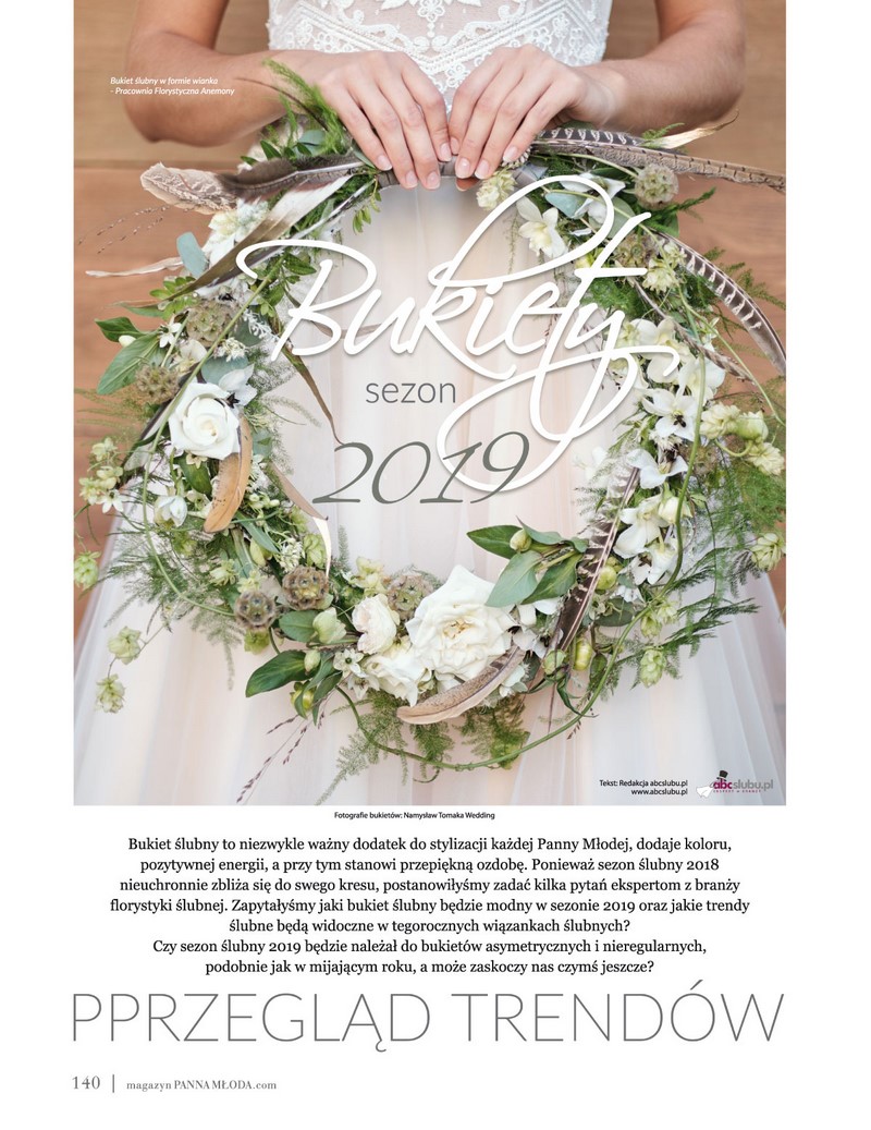 magazyn panna młoda prasa ślubna ślub wesele inspiracje ślubne porady ślubne abcslubu.pl ceremony concept 
