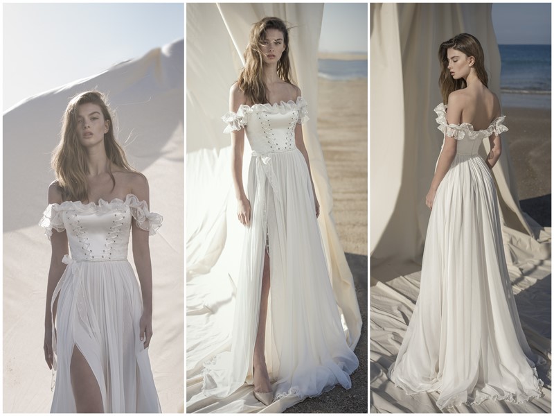 suknie ślubne Alon Livne White kolekcja 2002 Athena wedding dress inspiracje trendy ślubne 2020