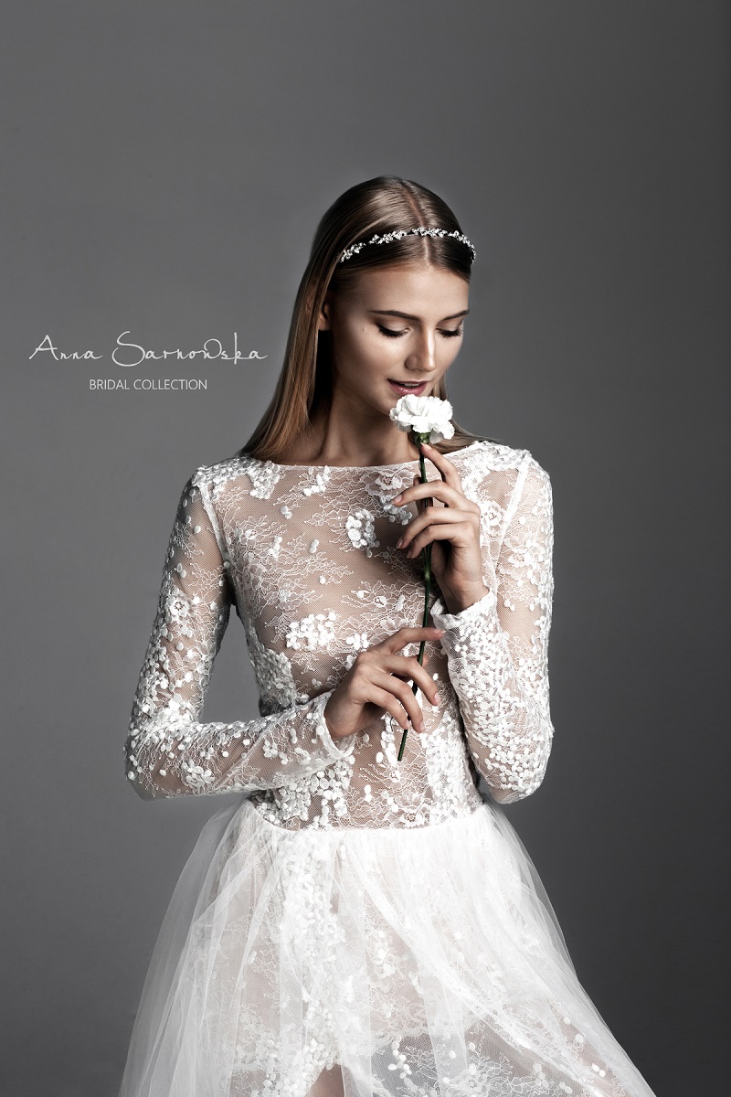 suknia ślubna suknie ślubne ślub wesele projekt Anna Sarnowska Studio Anna Sarnowska Bridal trendy ślub wesele 2018 kolekcja sukni ślubnych 2018