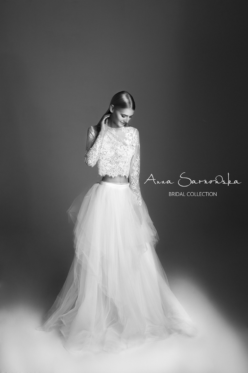 suknia ślubna suknie ślubne ślub wesele projekt Anna Sarnowska Studio Anna Sarnowska Bridal trendy ślub wesele 2018 kolekcja sukni ślubnych 2018