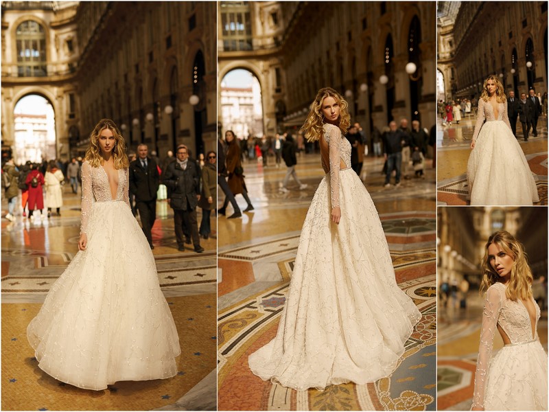 ślub wesele suknia ślubna wedding dress Berta Bridal Milano S/S 2020 wiosna/lato2020 kolekcja sukni ślubnych inspiracje porady 