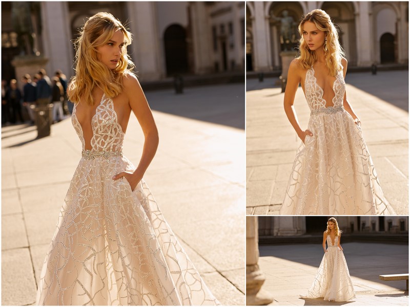 ślub wesele suknia ślubna wedding dress Berta Bridal Milano S/S 2020 wiosna/lato2020 kolekcja sukni ślubnych inspiracje porady 