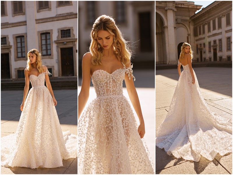 ślub wesele suknia ślubna wedding dress Berta Bridal Milano S/S 2020 wiosna/lato2020 kolekcja sukni ślubnych inspiracje porady 