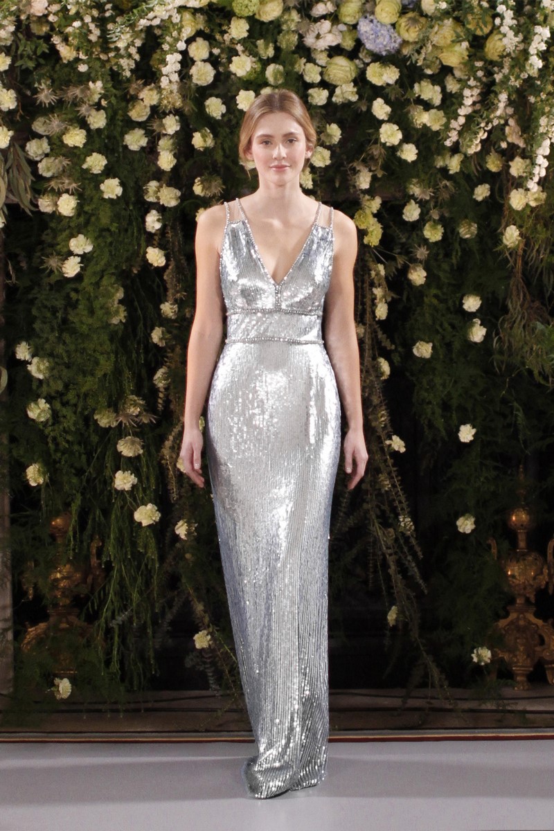 ślub wesele trendy ślubne inspiracje kolekcje ślubne suknie ślubne Jenny Packham Bridal 2019 