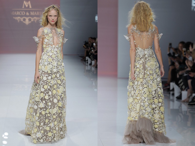 suknia ślubna ślub wesele kolekcja sukni ślubnych suknia na ślub suknia na wesele Marco&Maria Bridal Fashion Week trendy ślubne inspiracje ślubne 