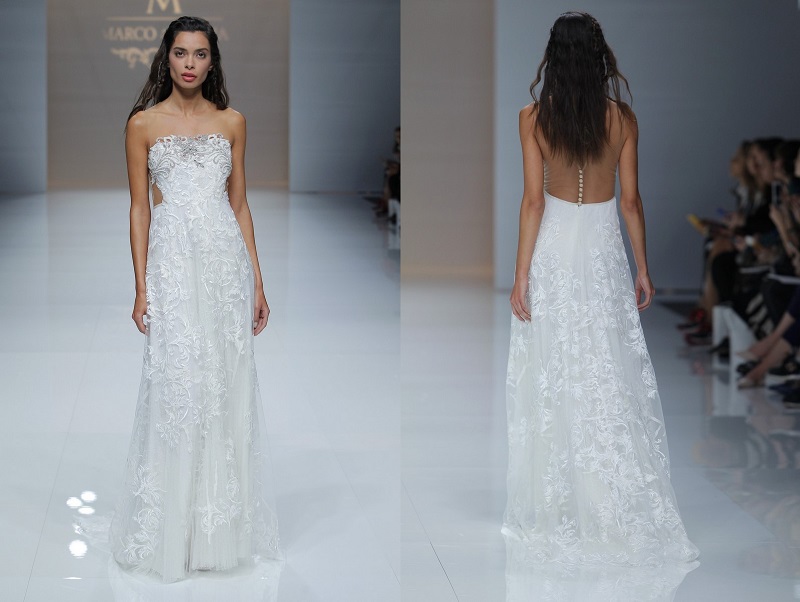 suknia ślubna ślub wesele kolekcja sukni ślubnych suknia na ślub suknia na wesele Marco&Maria Bridal Fashion Week trendy ślubne inspiracje ślubne 
