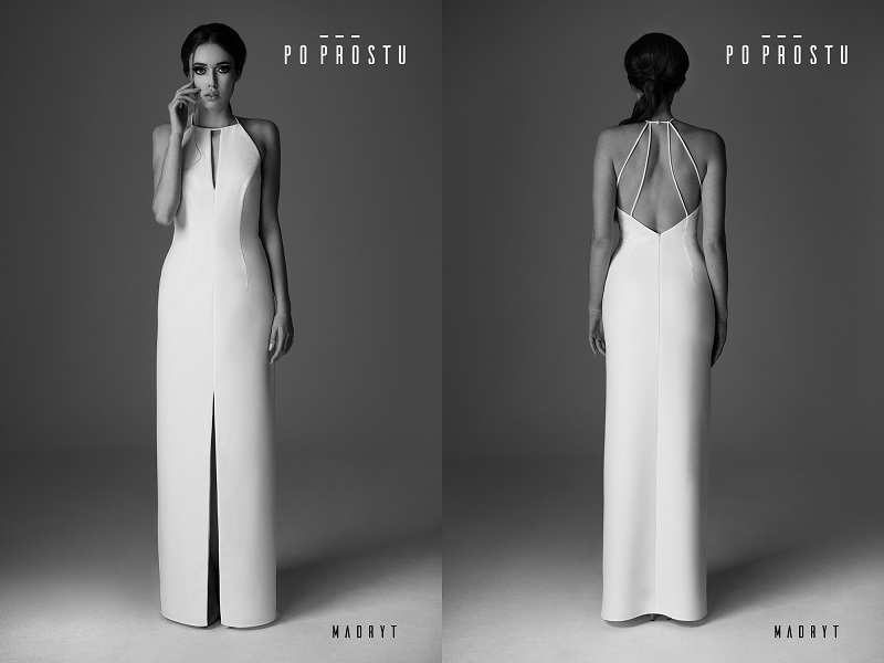 suknia ślubna trendy minimalizm