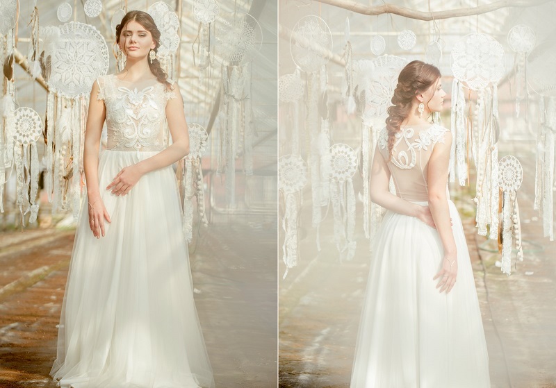 koronkowa suknia ślubna, joanna niemiec atelier