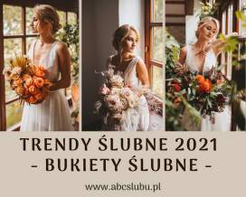 Bukiety ślubne 2021- przegląd trendów florystycznych na nadchodzący sezon