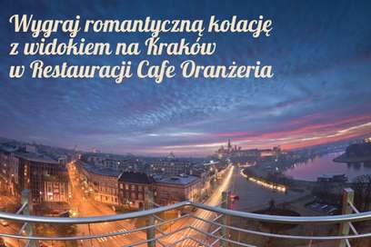 Konkurs: Wygraj voucher o wartości 250zł na romantyczną kolację w Restauracji Cafe Oranżeria w Krakowie