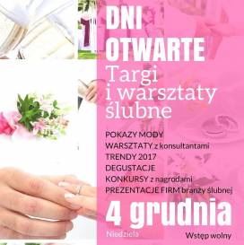 4 grudzień 2016, Łódź - Targi i Warsztaty Ślubne