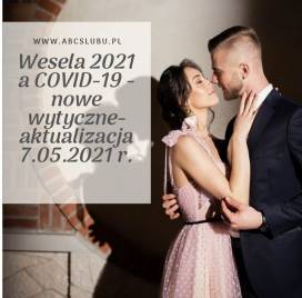 Wesela 2021 a COVID-19 - nowe wytyczne 7.05.2021 r.