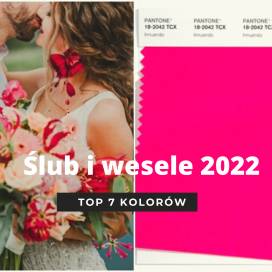 Top 7 kolorów na ślub i wesele 2022