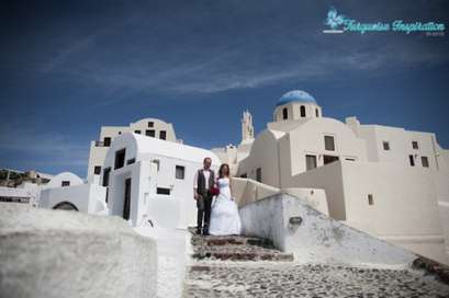 Ślub za granicą - bajeczny ślub na Santorini